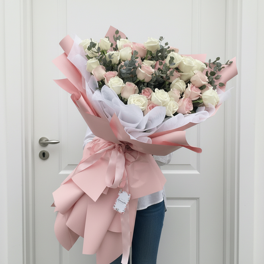 Royal Luxury Oversized Rose Bouquet – Available Flowers in All San Diego