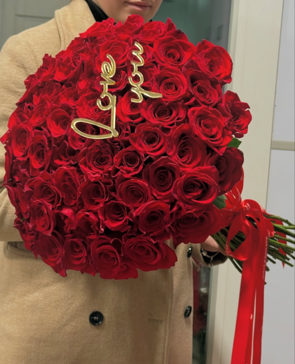 Arabic shaped bouquet
