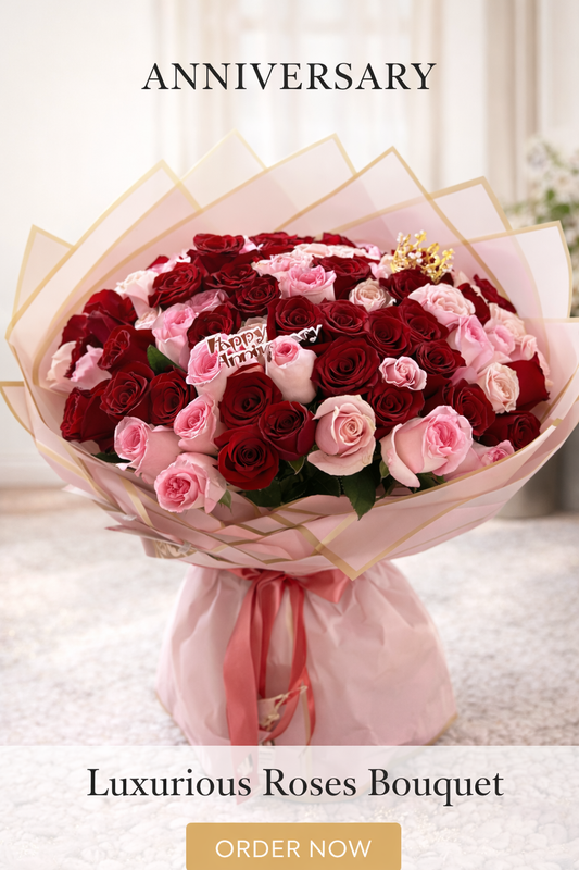 Granada Mono Rose Bouquet | Single-Color Premium Roses | San Diego