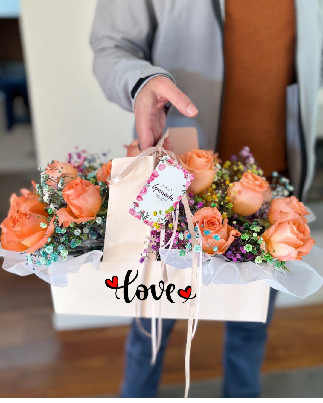 Customizable Birthday Floral Box - Choose Your Flower Colors | Granada Floral