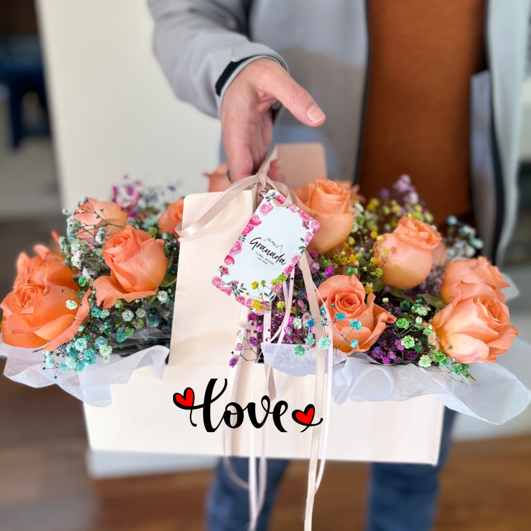 Customizable Birthday Floral Box - Choose Your Flower Colors | Granada Floral