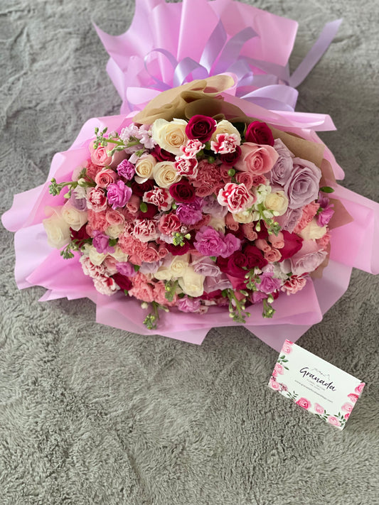 Granada Romance Bouquet | Luxury Romantic Rose Bouquet San Diego