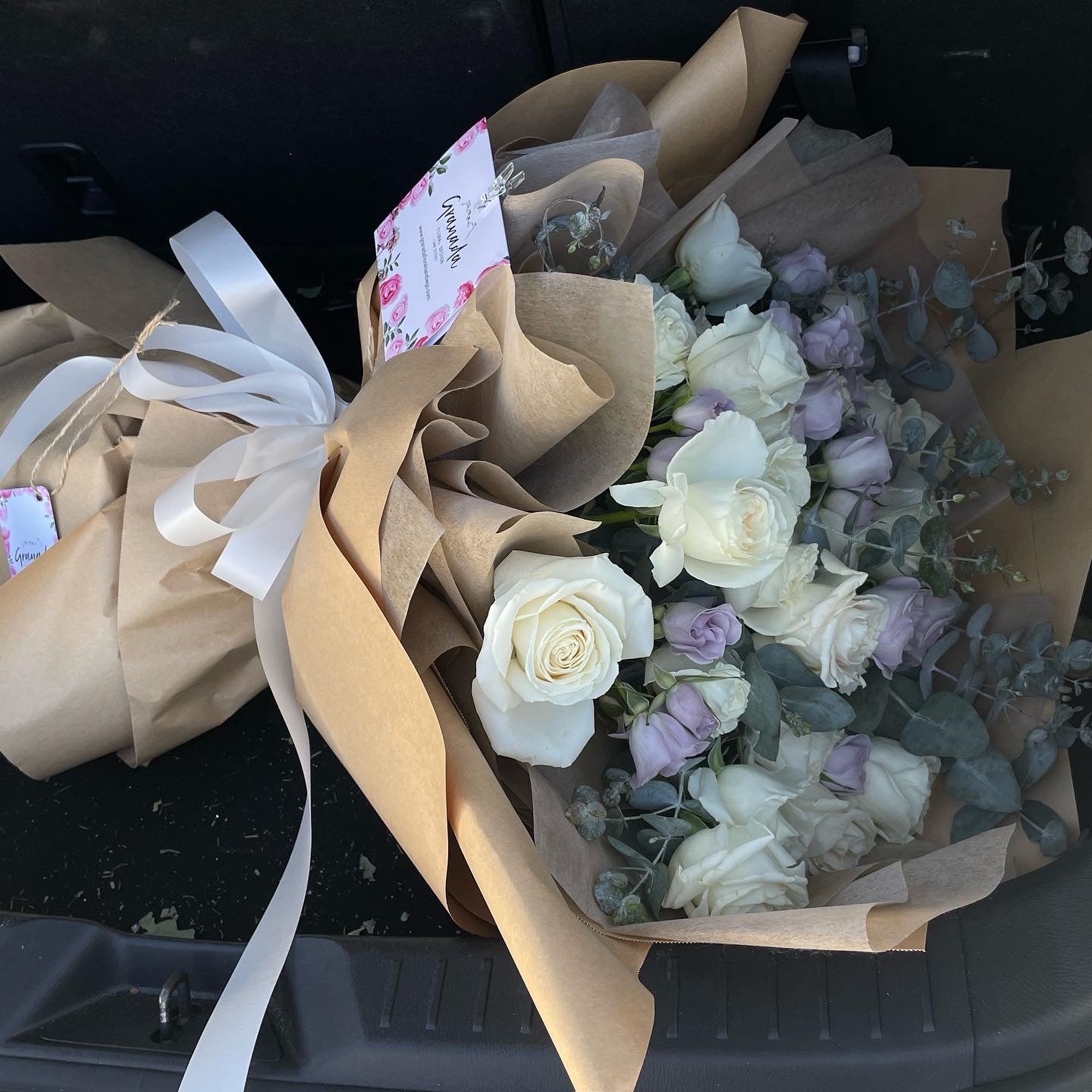 Granada Korean-Style Mini Rose Bouquet | Luxury Wrapped Roses & Carnations San Diego