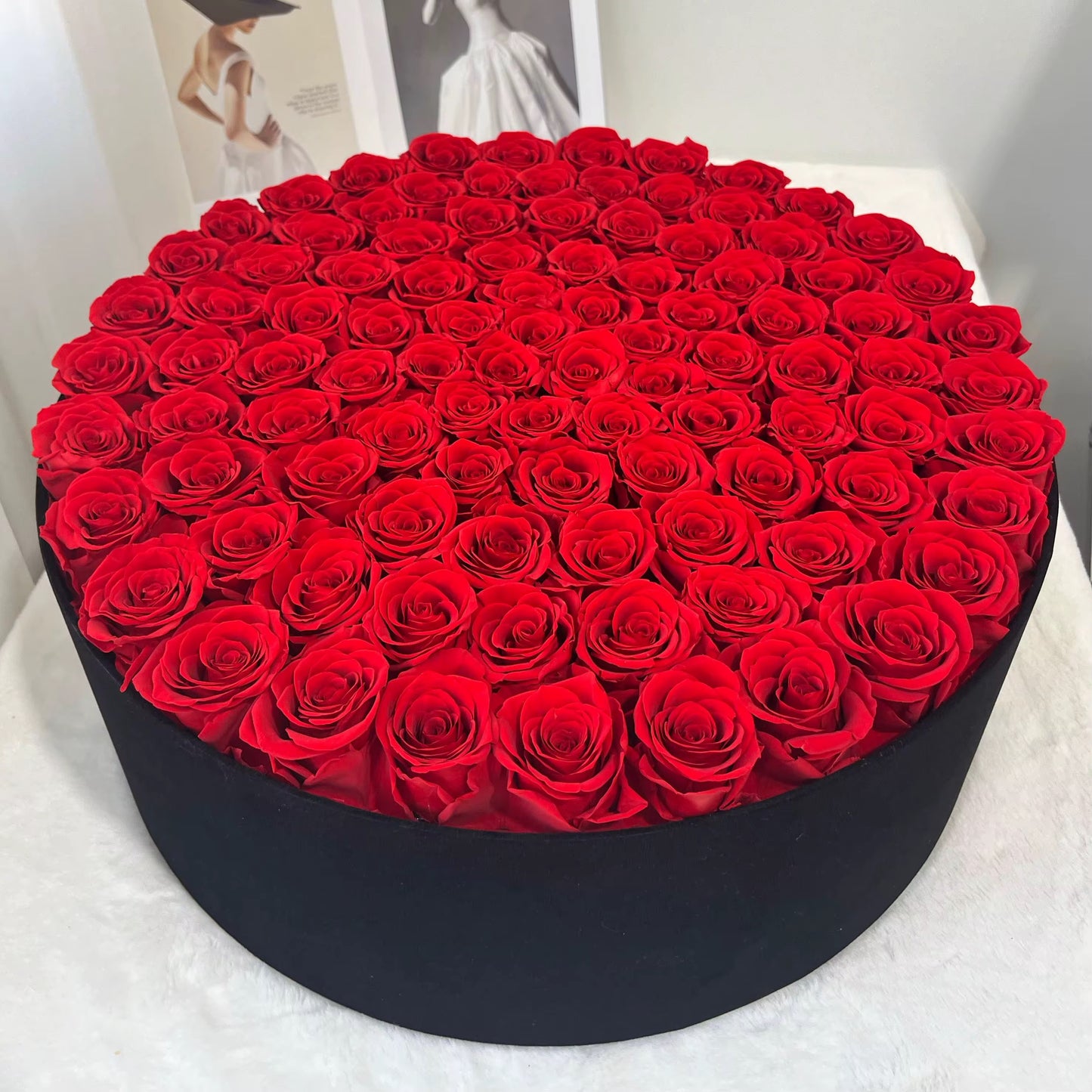 Luxury Red Rose Box – Heart Arrangement & Personalized Initials | Romantic Gift by Granada Floral San Diego