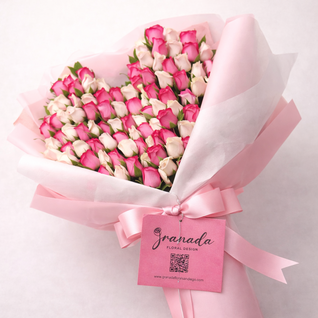 Premium Heart-Shaped Rose Bouquet with Chocolates – Same-Day Delivery