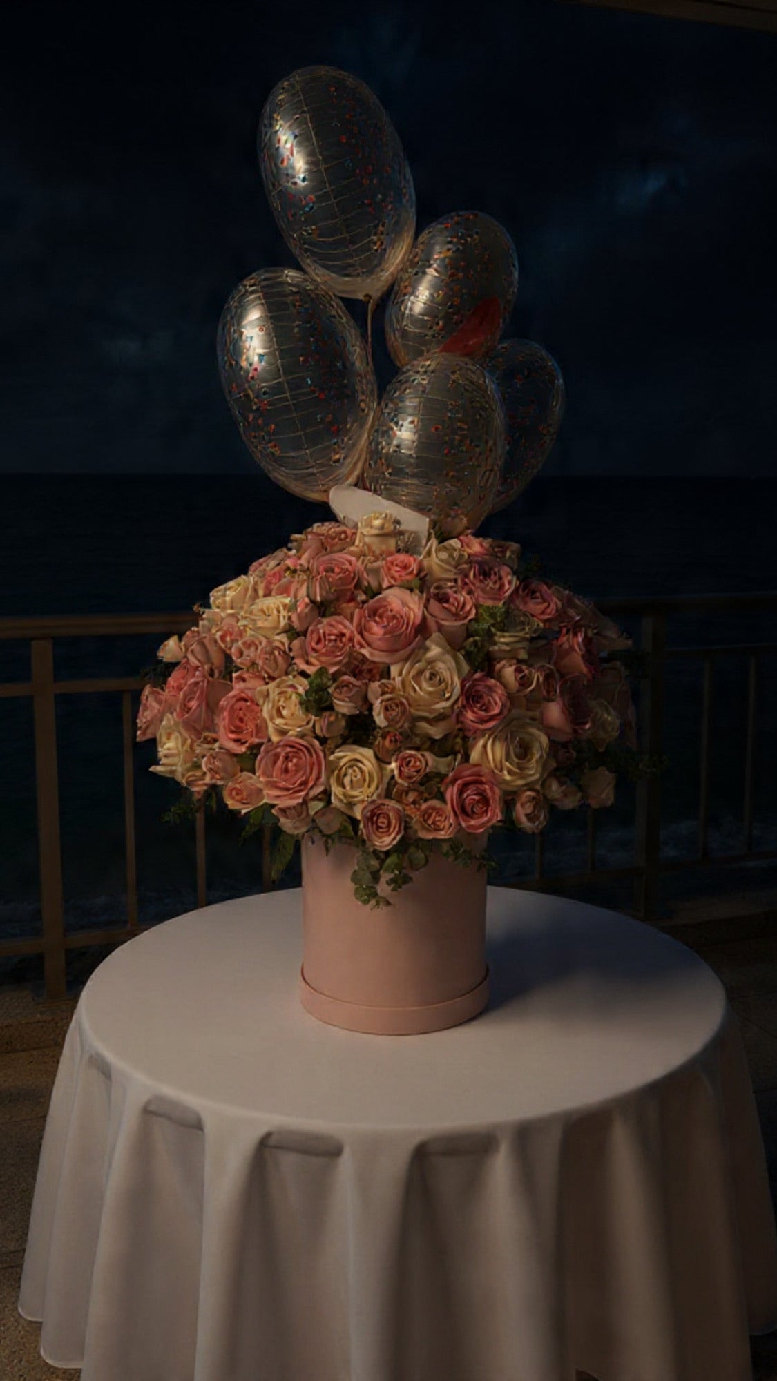 Luxury Rose Sphere Box | Premium Roses & Spray Roses in Elegant Design – Granada Floral