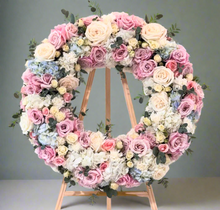 Wreath of Heaven Sympathy Standing wreath.