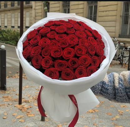 Copa of roses hand Tied Bouquet