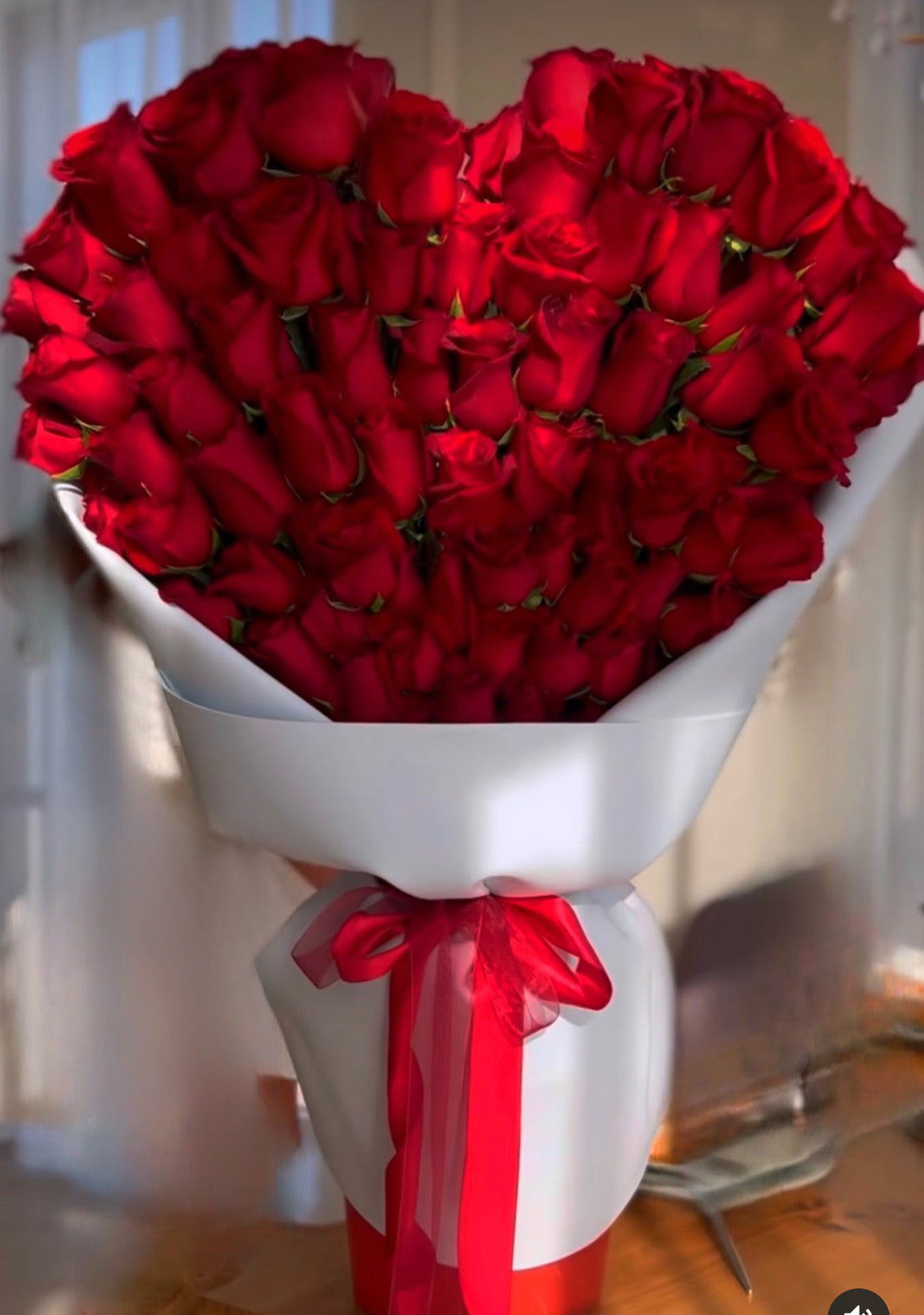 Heart fantastic hand tied boquet