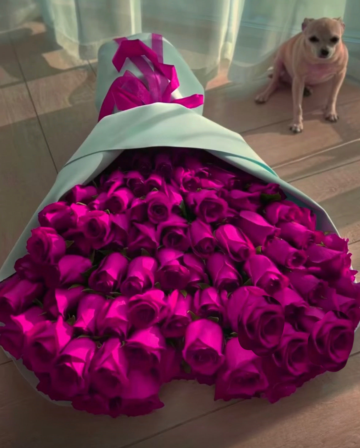 Heart fantastic hand tied boquet