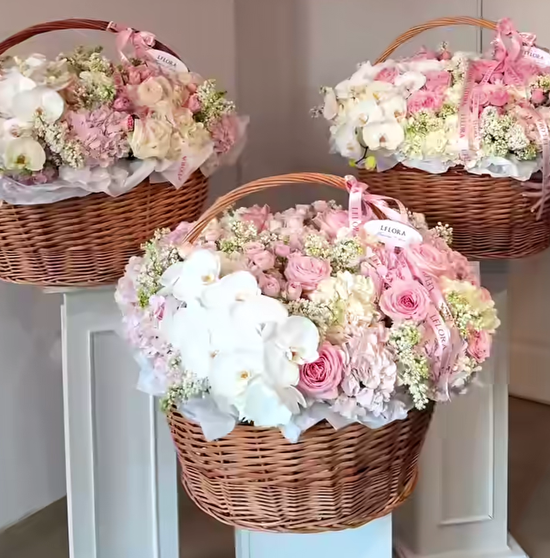 Luxury Flower Basket – Premium Fresh Floral Arrangement | Same-Day Delivery San Diego