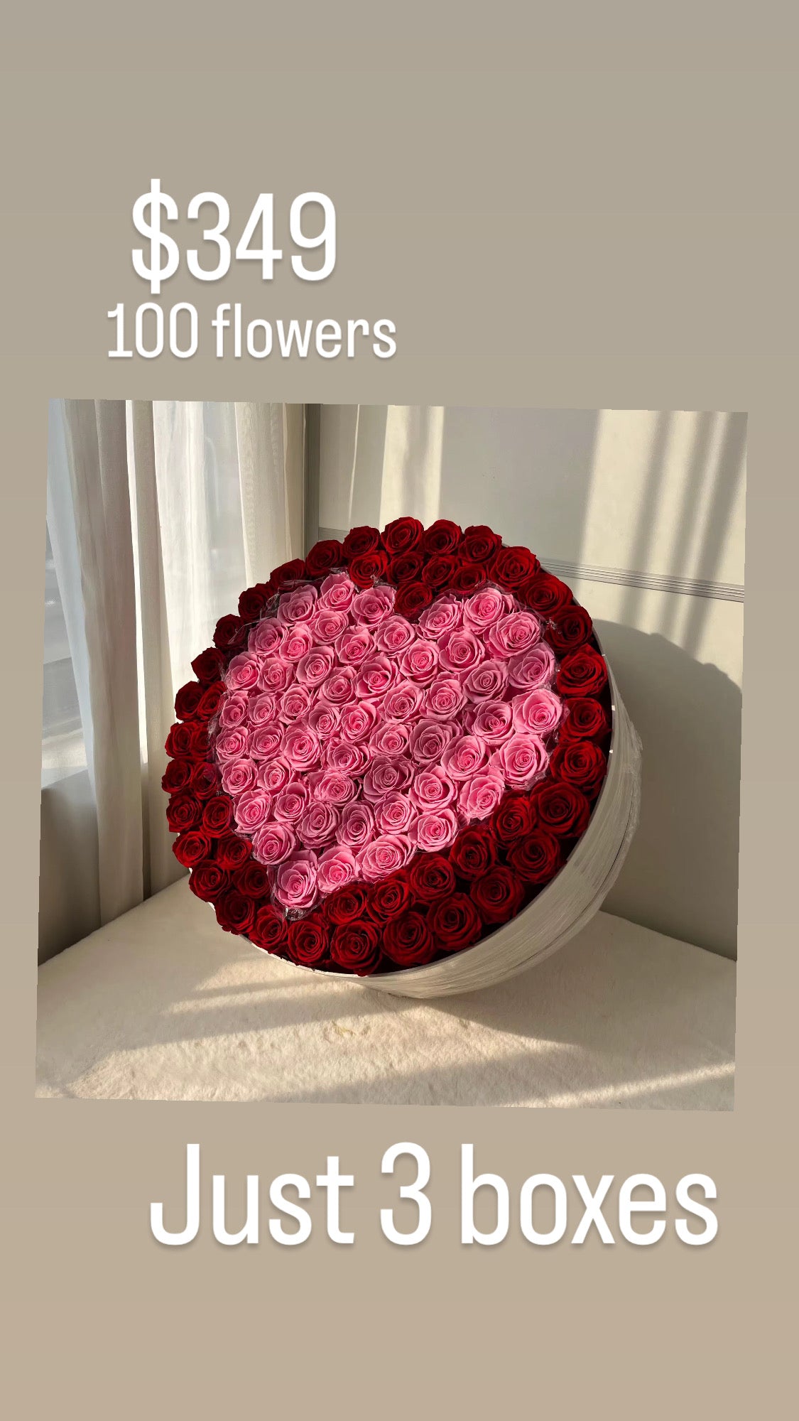 Luxury Red Rose Box – Heart Arrangement & Personalized Initials | Romantic Gift by Granada Floral San Diego