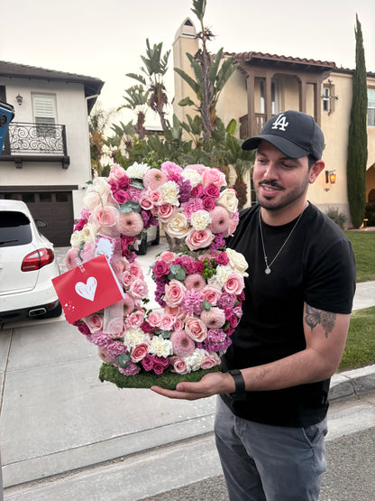 Granada Standing Floral Numbers & Letters | Luxury Flower Sculpture San Diego