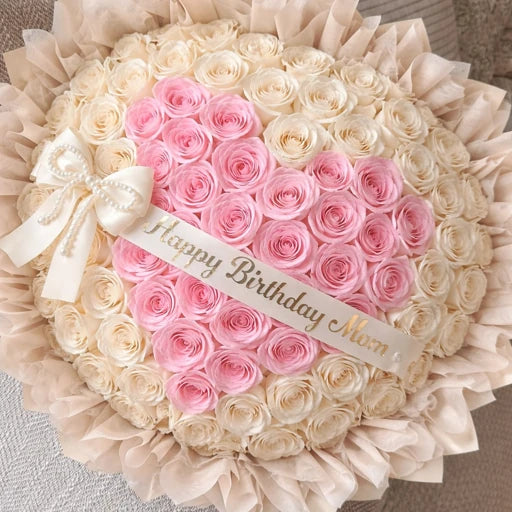 Ramo corazón/ Heart Master  round Hand Tied Bouquet