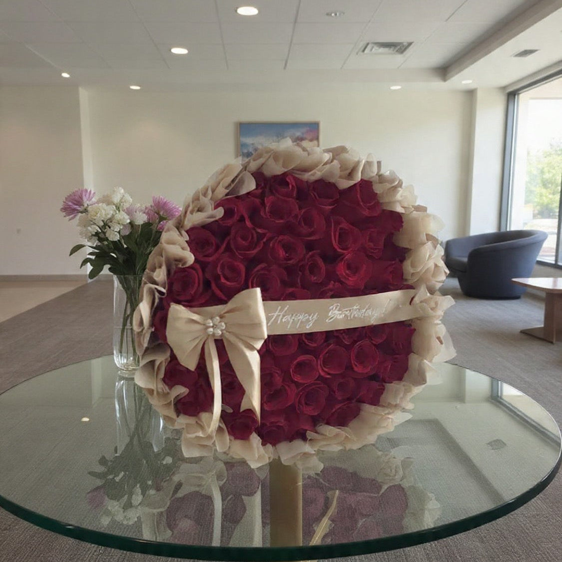 Granada Master Round Bouquet | Luxury Hand-Tied Bouquet 50 to 300 Flowers San Diego