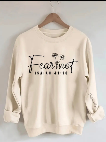 Fear Not Isaiah 41:10 – Women's Christian Sweatshirt