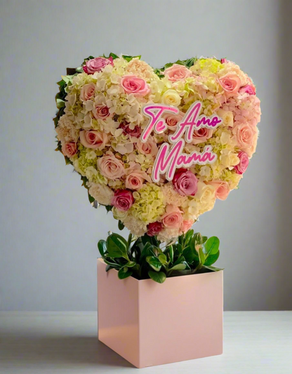 Heart-Shaped Floral Arrangement - Perfect for Mom | Granada Floral