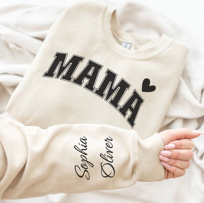 Custom Mother's Day Sweatshirt, Mother's Day Gift, Personalized Mom Sweatshirt