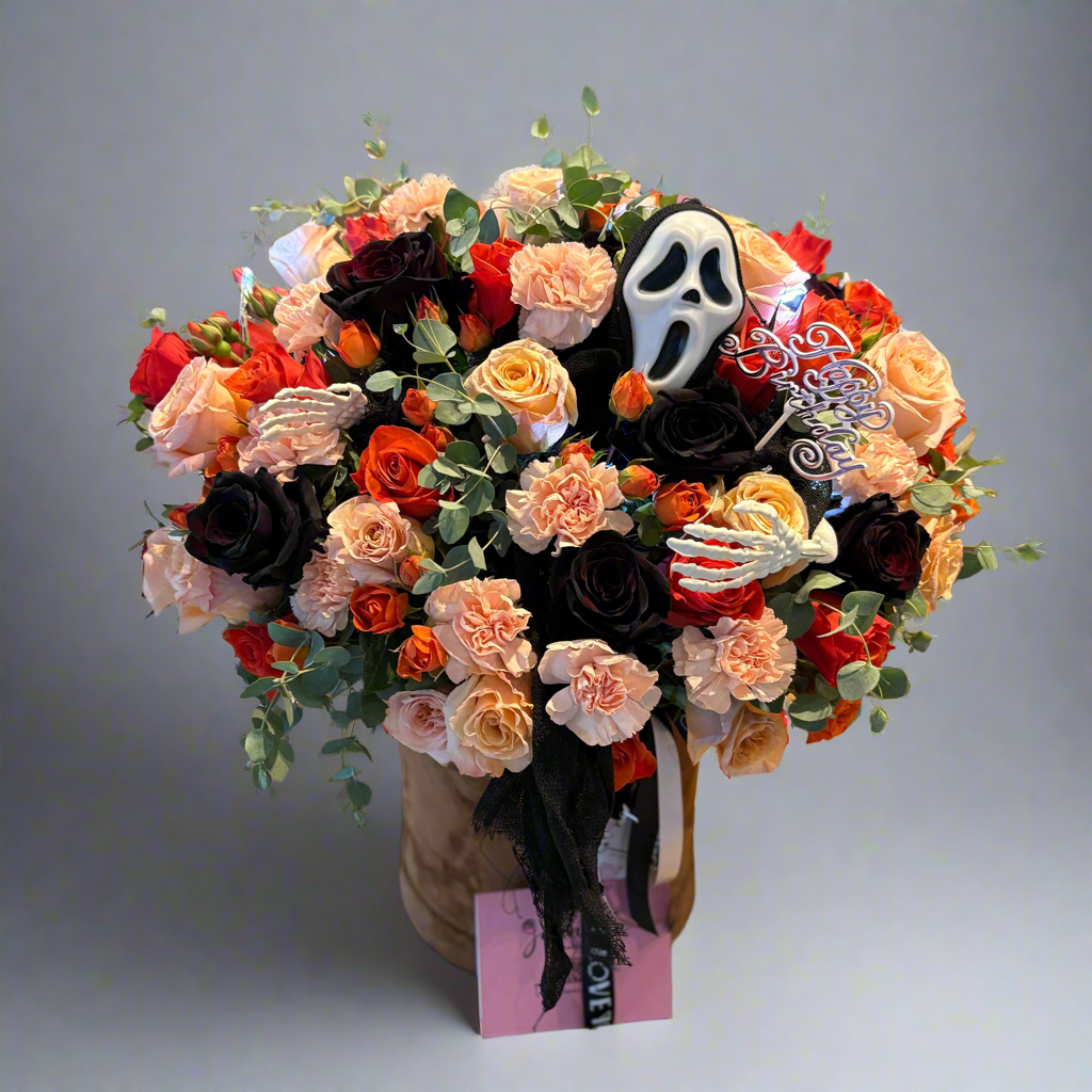 👻 spooky floral arrangement 