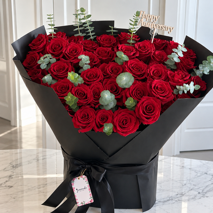 Elegant Pastel Rose Bouquet San Diego | Premium Roses Same-Day Delivery – Granada Floral