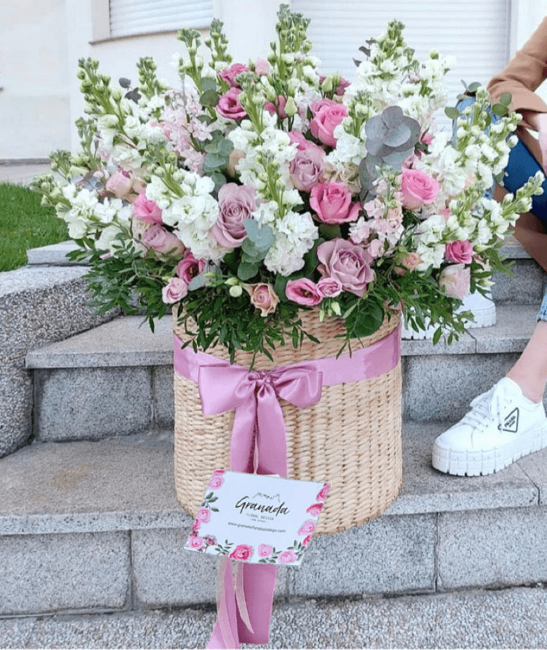 Occasion Garden mix flowers  Basket, The Perfect Gift for Every