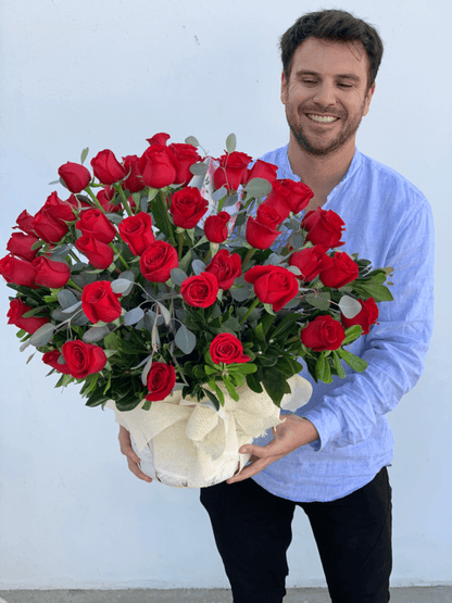 dome exuberant Flowers Basket