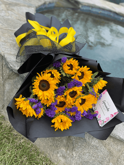 Korean bouquet sunflowers