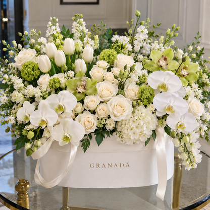 Oval Basket San Diego | Roses, Orchids & Spring Blooms – Granada Floral