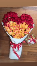 Heart fantastic hand tied boquet