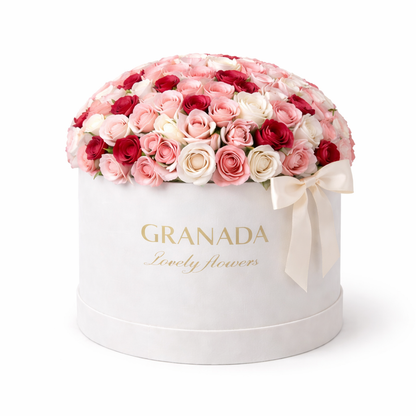 Romantic Rose Box – Luxury Velvet Flowers San Diego