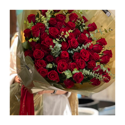 Scarlet Sensation Hand-Tied Bouquet