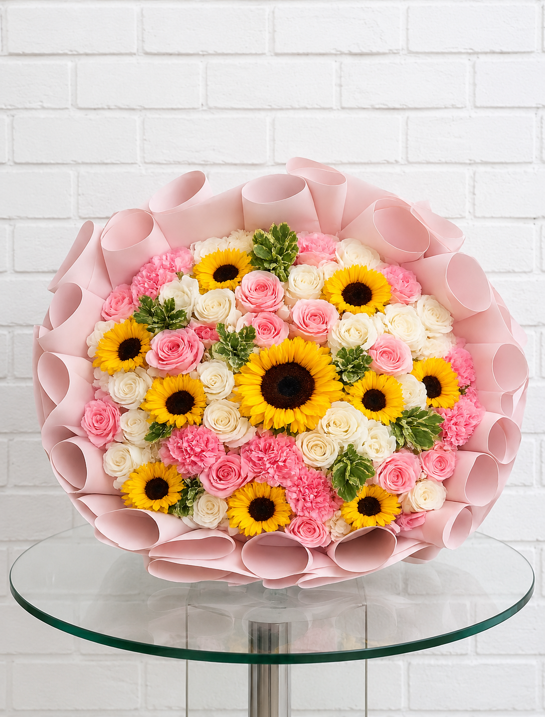 Luxury Sunflower & Rose Bouquet | Birthday Flower Arrangement San Diego