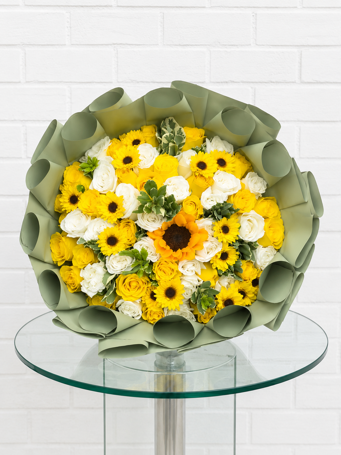 Luxury Sunflower & Rose Bouquet | Birthday Flower Arrangement San Diego