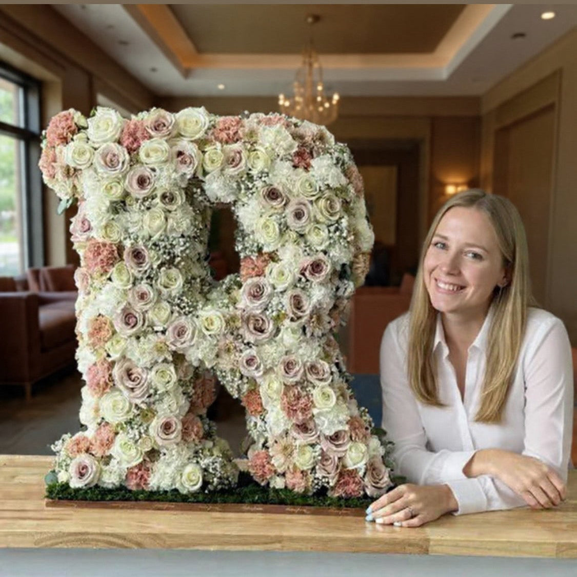 Standing floral Numbers AND letters