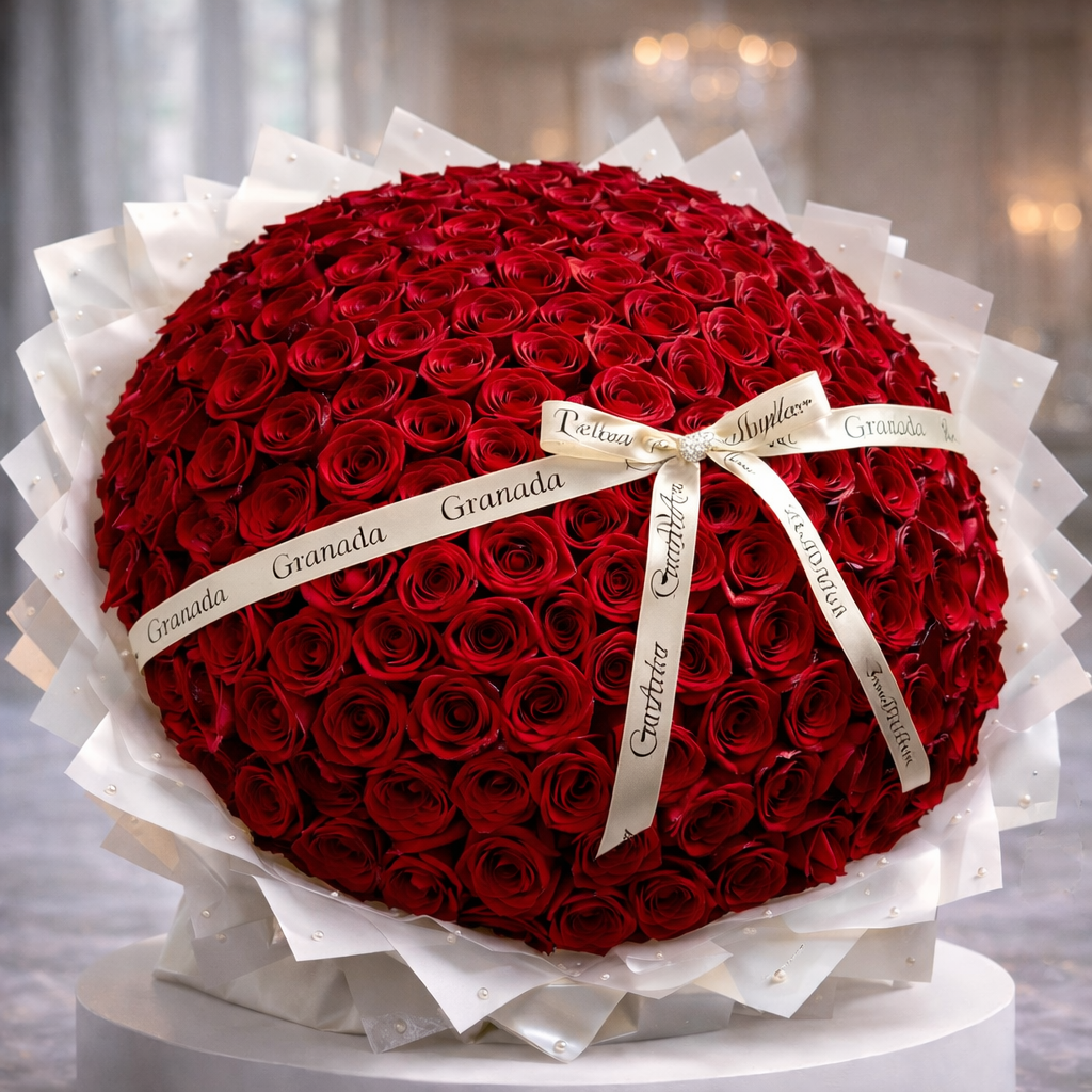 Granada Signature Luxury Rose Bouquet | Small, Medium & Grand Size
