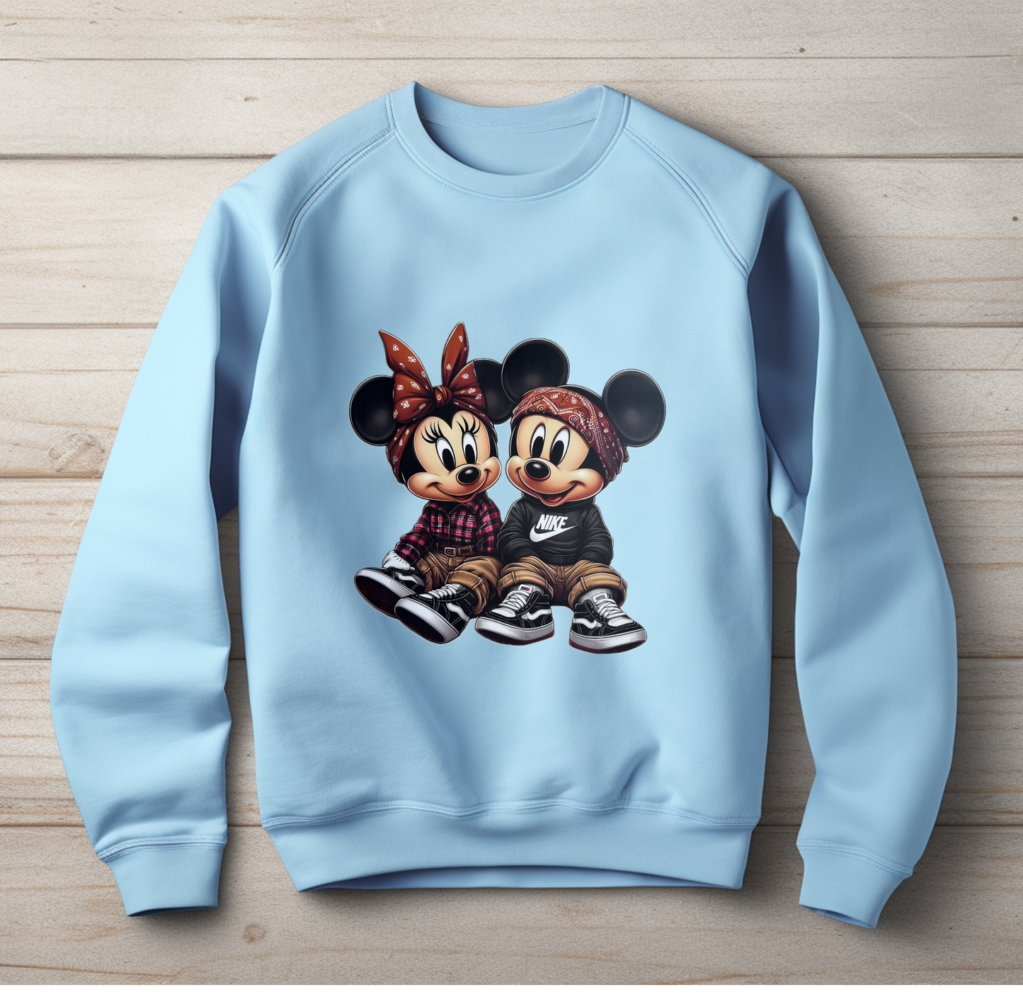 Vintage Mickey and Minnie Sweatshirt, Gift For Couples, Lovely Sweatshirt, Magic Trip Hoodie, Animation Mickey Mouse, Disney Trip Sweatshirt