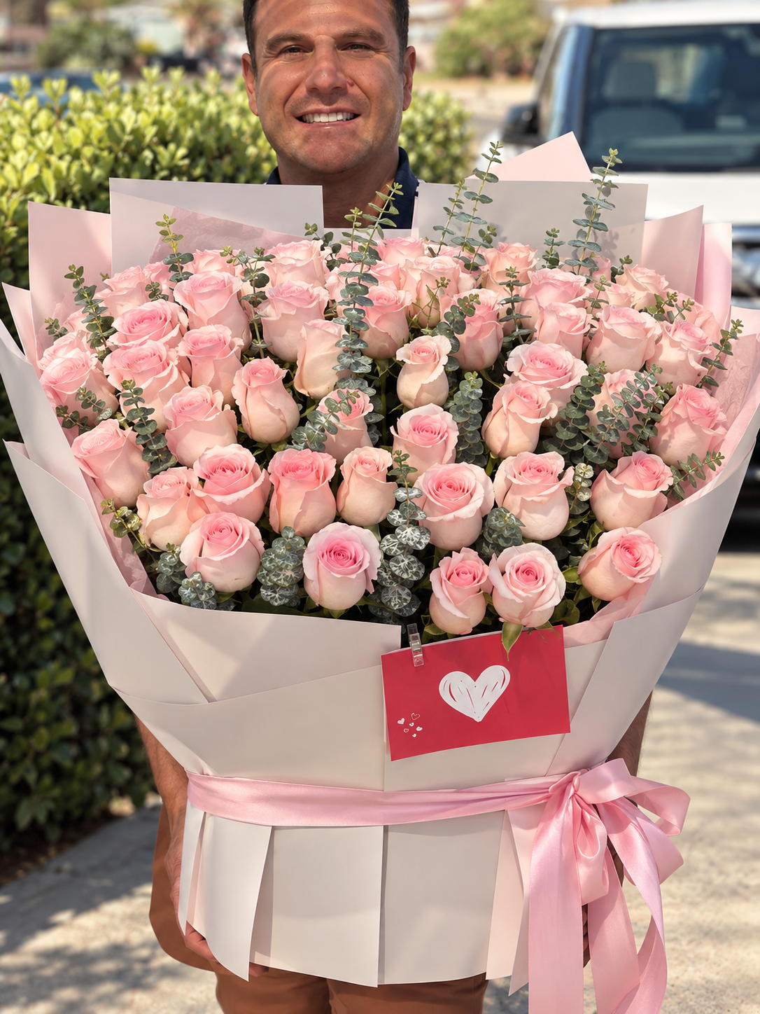 Elegant Pastel Rose Bouquet San Diego | Premium Roses Same-Day Delivery – Granada Floral
