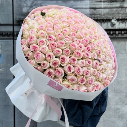 Copa Rose Bouquet San Diego | Luxury Round Hand-Tied Roses – Granada Floral