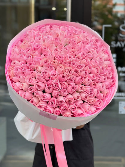 Copa Rose Bouquet San Diego | Luxury Round Hand-Tied Roses – Granada Floral