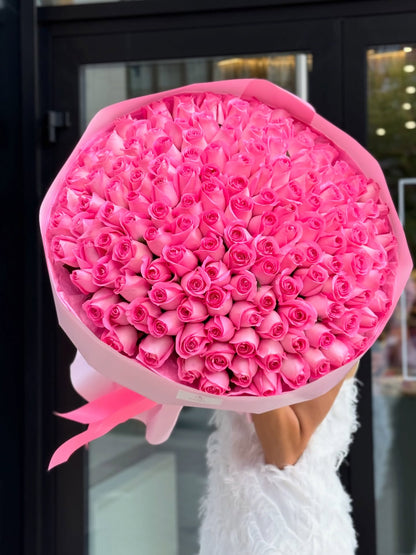 Copa Rose Bouquet San Diego | Luxury Round Hand-Tied Roses – Granada Floral