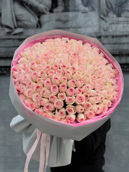 Copa Rose Bouquet San Diego | Luxury Round Hand-Tied Roses – Granada Floral