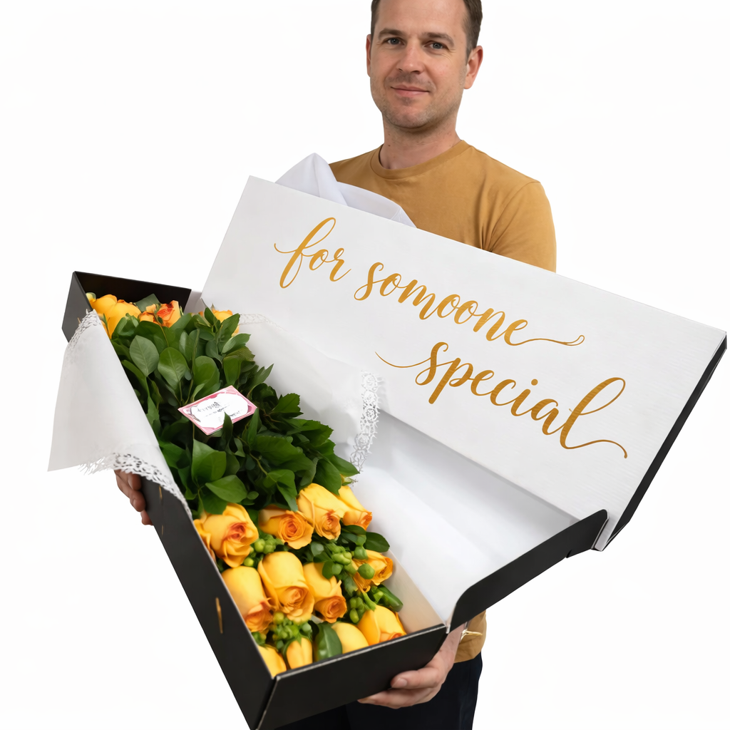 Luxury Roses Box – 24 Fresh Roses Gift with Nationwide Delivery | Granada Floral San Diego