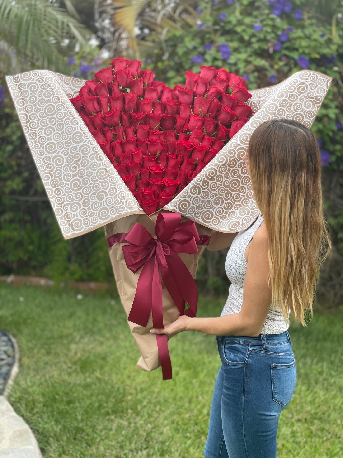 Heart shaped bouquet