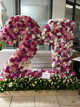 Standing floral Numbers AND letters