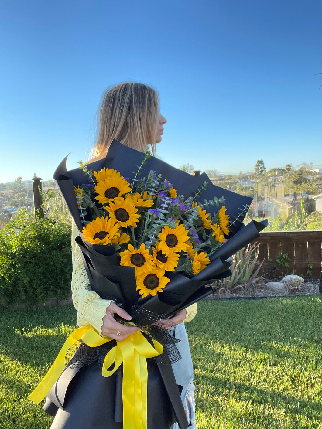 Korean bouquet sunflowers