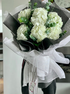 Bouquet hydrangeas