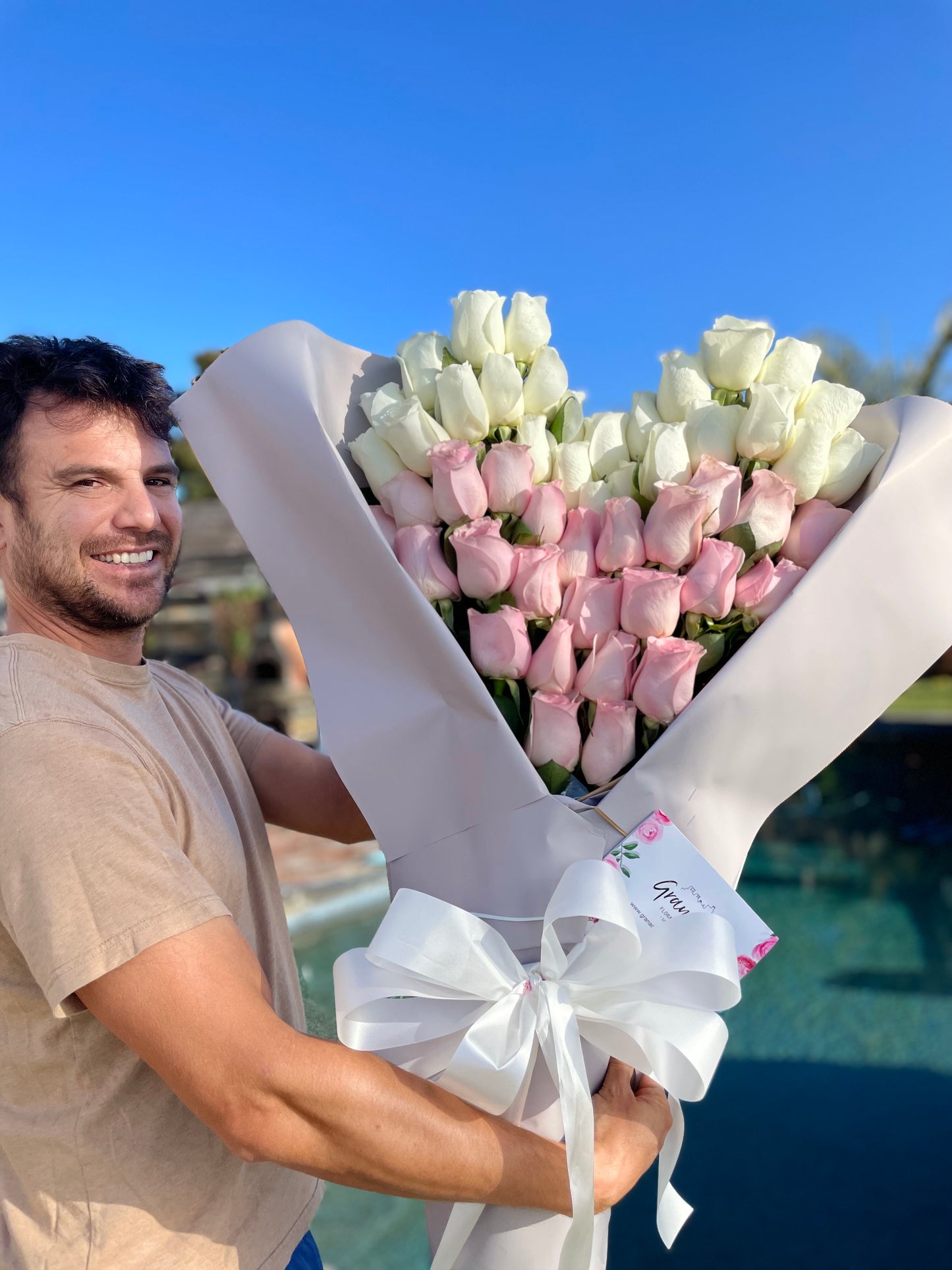 Heart shaped bouquet