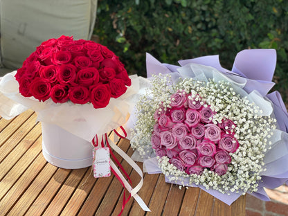 For you Box only roses